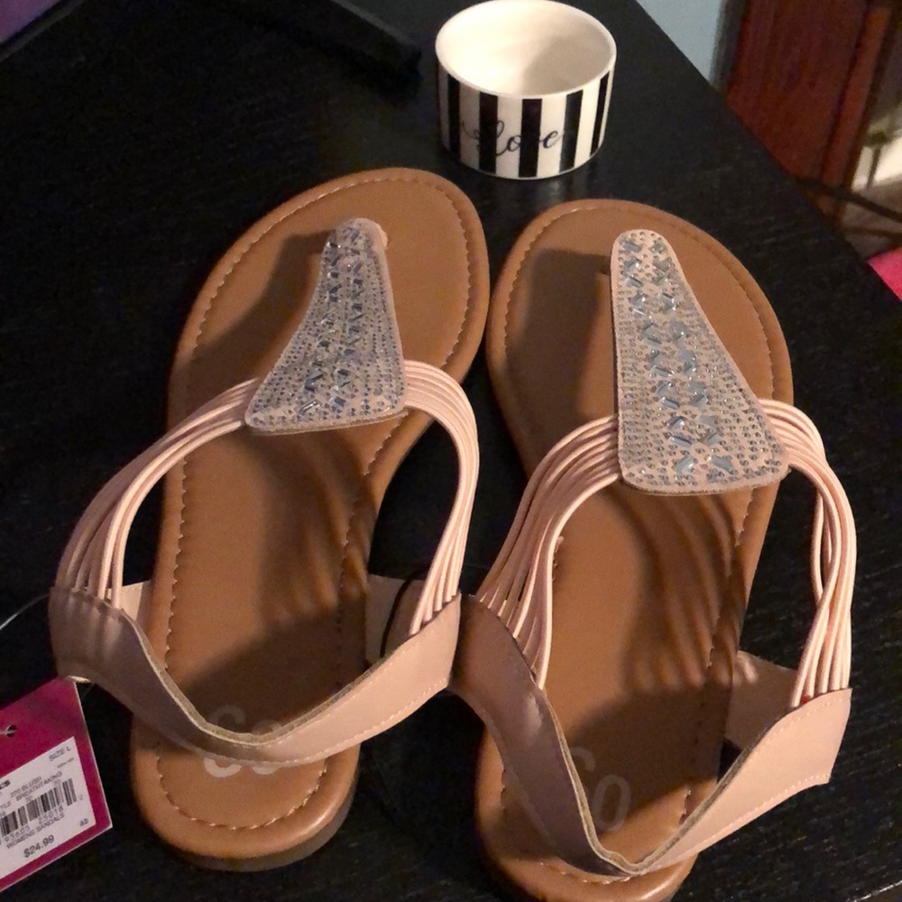Brand New: SO Breathtaking Blush Sandal